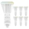 Luxrite Vertical PL LED CFL Replacement Light Bulbs 3 CCT Selectable 11W 1450LM G24/G24Q/GX24Q Base 6-Pack LR24567-6PK - alternate 1